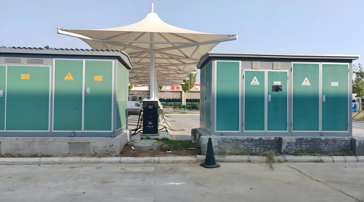 寶雞眉縣1250KVA箱變充電樁